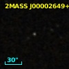 2MASS J00002649+0113593