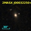 2MASX J00032250+0103284