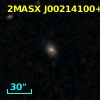2MASX J00214100+0001356