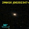 2MASX J00202347+0059180