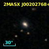 2MASX J00202768+0000160