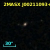 2MASX J00211093+0007363