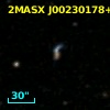 2MASX J00230178+0110599