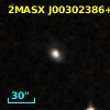 2MASX J00302386+0139575