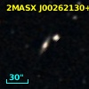 2MASX J00262130+0009154