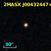 2MASX J00432447+0000584