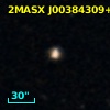 2MASX J00384309+0034512