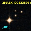 2MASX J00433595+0014555