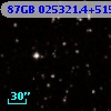 87GB 025321.4+515502