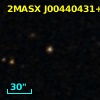2MASX J00440431+0002391