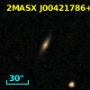 2MASX J00421786+0022142