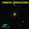 2MASX J00442280+0012180