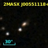2MASX J00551118+0203579