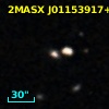 2MASX J01153917+0006113