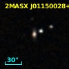 2MASX J01150028+0001508