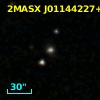 2MASX J01144227+0007580