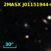 2MASX J01151944+0013563