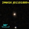 2MASX J01101889+0007486