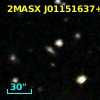 2MASX J01151637+0014073