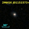 2MASX J01151573+0005170