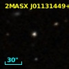 2MASX J01131449+0011297