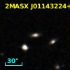 2MASX J01143224+0031556