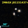 2MASX J01151437+0020193