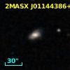 2MASX J01144386+0017100