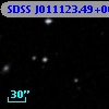 SDSS J011123.49+000012.7