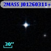 2MASS J01260311+0005541
