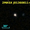 2MASX J01360811+0020495