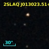 2SLAQ J013023.51+000551.7