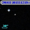2MASS J01551219+0049130