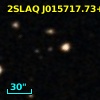 2SLAQ J015717.73+004108.4