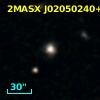 2MASX J02050240+0009405