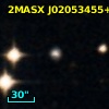 2MASX J02053455+0031410