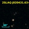 2SLAQ J020431.63+002400.5