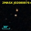 2MASX J02080876+0030587