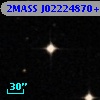 2MASS J02224870+0058530