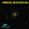 2MASX J02240136+0015084