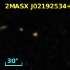 2MASX J02192534+0054459