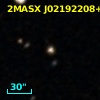 2MASX J02192208+0025599