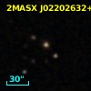 2MASX J02202632+0041168