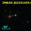 2MASX J02241455+0033464