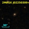 2MASX J02250309+0053393