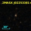 2MASX J02253381+0043187