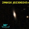 2MASX J02300245+0125221