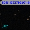 SDSS J022700.97+005112.9