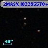 2MASX J02285570+0016033