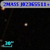 2MASS J02365511+0034479